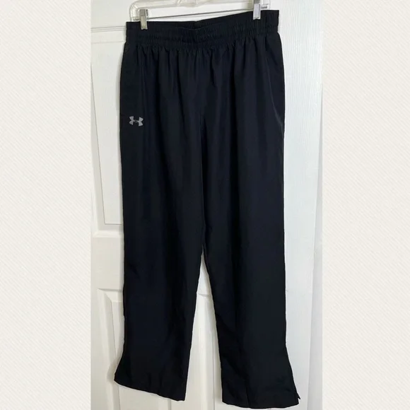 Under Armour Heat Gear Zip Wide Leg Track Pants Men’s Size Large - Picture 2 of 6